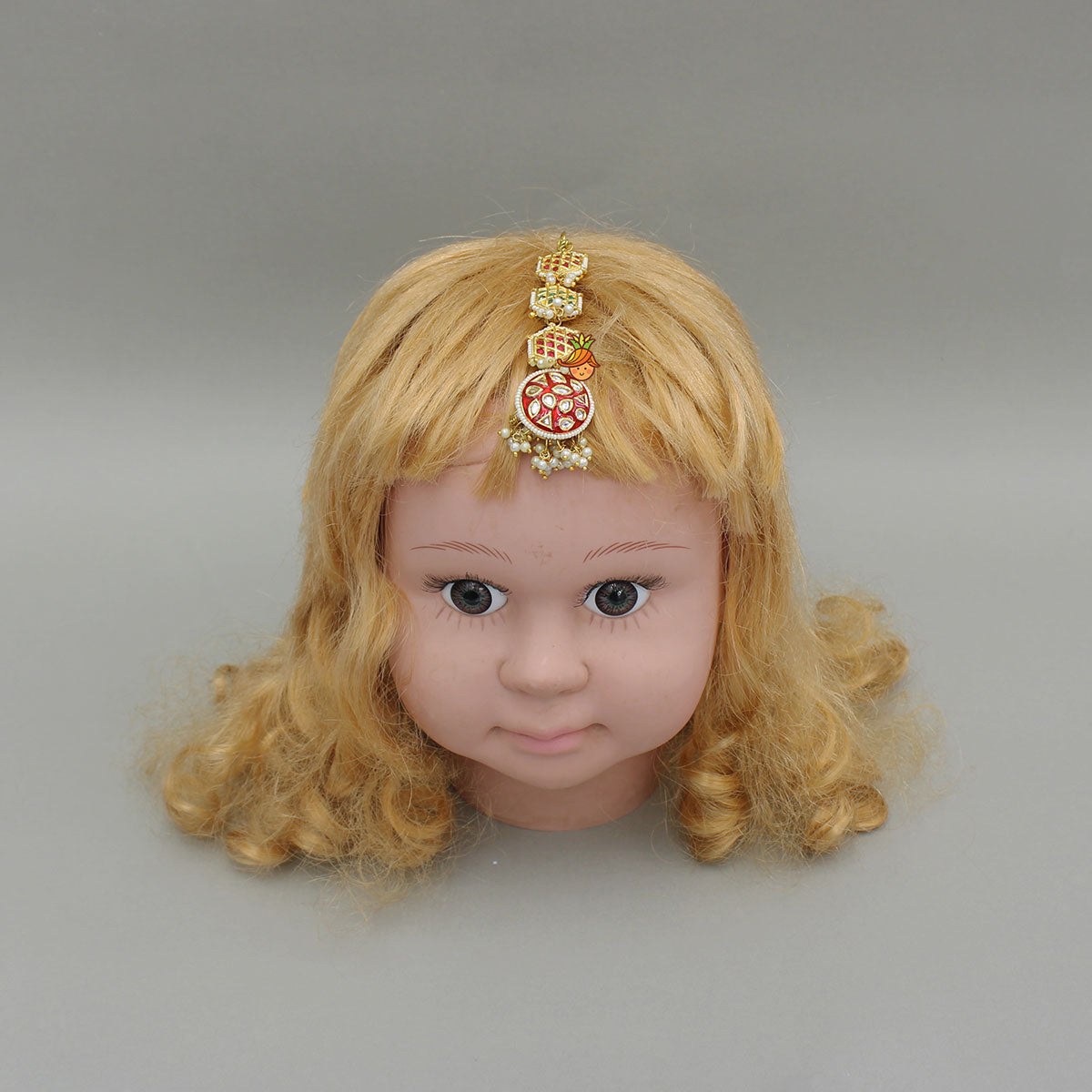 Elegant Artificial Stones Embellished Maang Tikka