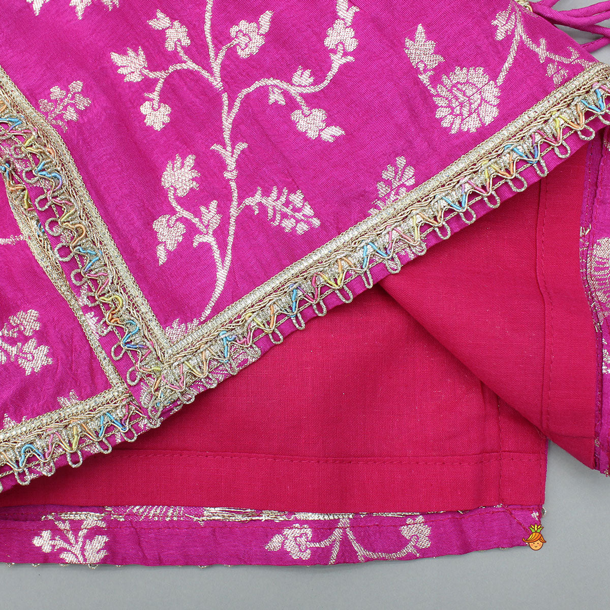 Gorgeous Pink Halter Neck Embroidered Kurti With Sharara And Dupatta