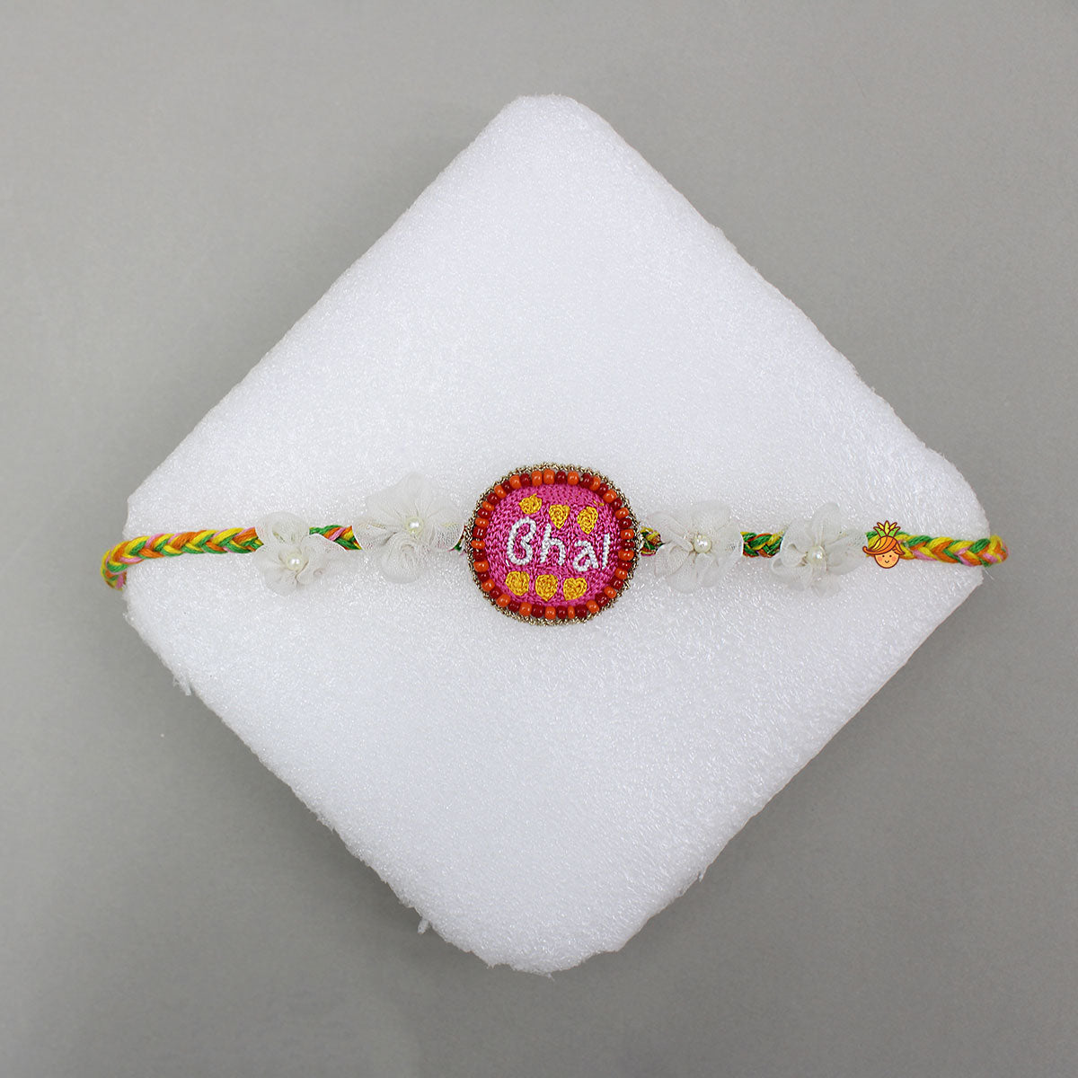 Multicolour Braided Rakhi
