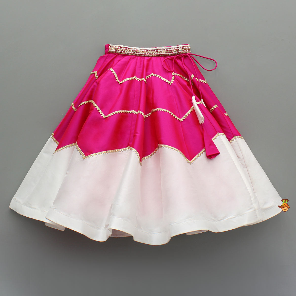 Pink Embroidered Top With Stylish Lehenga And Dupatta