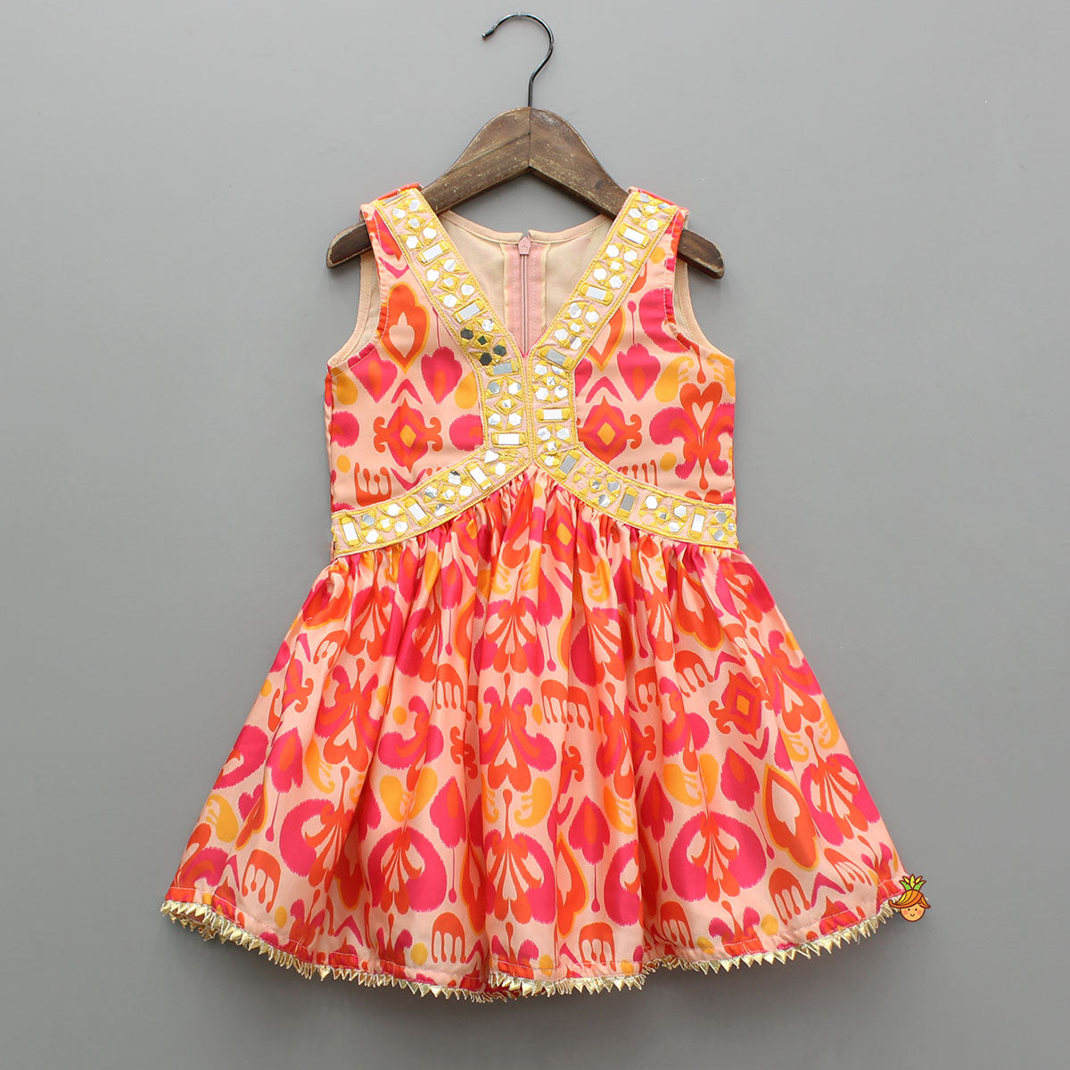 Sleeveless Peplum Kurti With Sharara