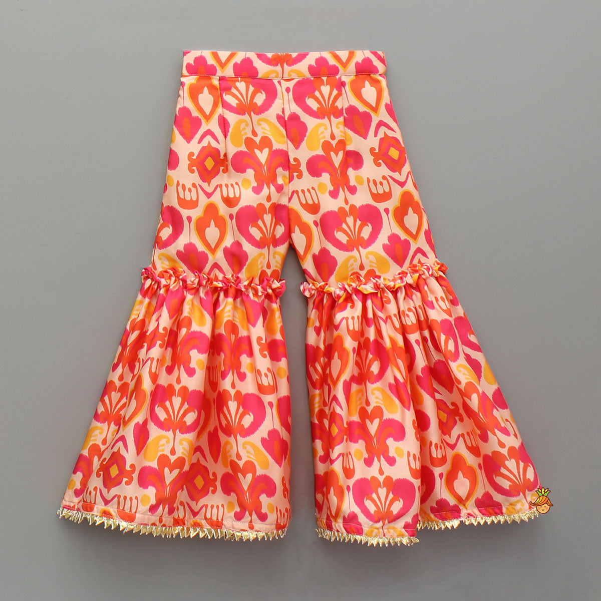 Sleeveless Peplum Kurti With Sharara