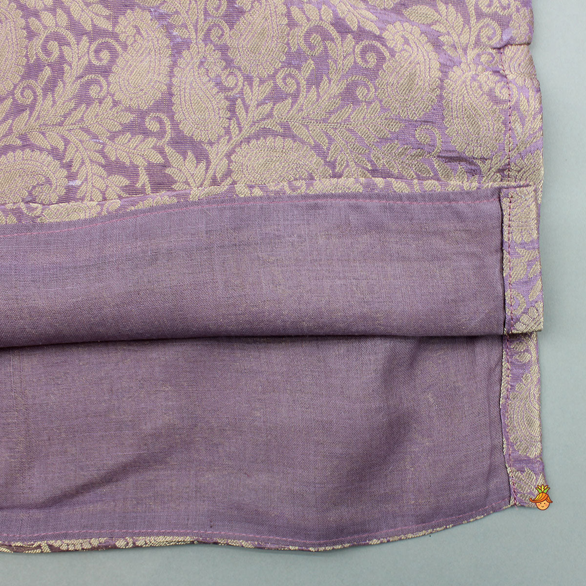Brocade Kurta With White Pyjama