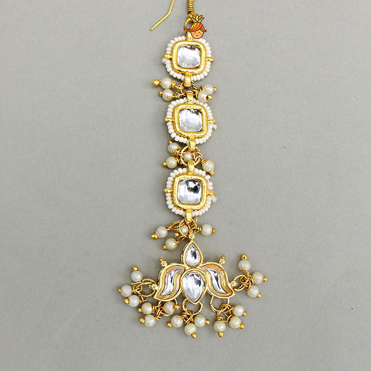 Ethnic Artificial Stones Embellished Maang Tikka
