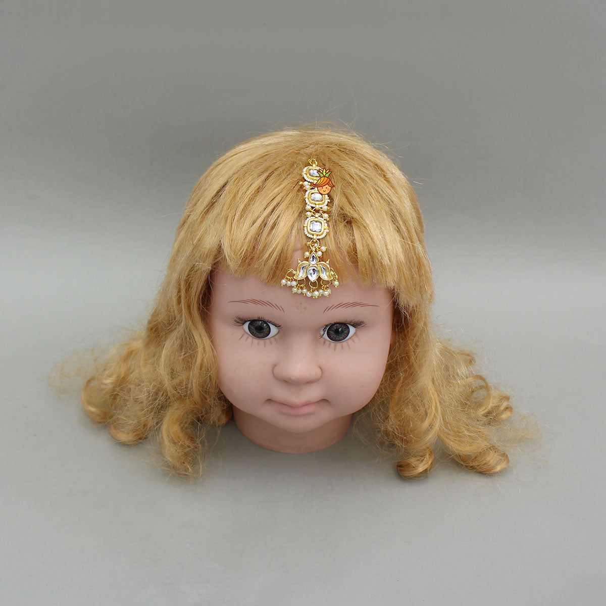 Ethnic Artificial Stones Embellished Maang Tikka