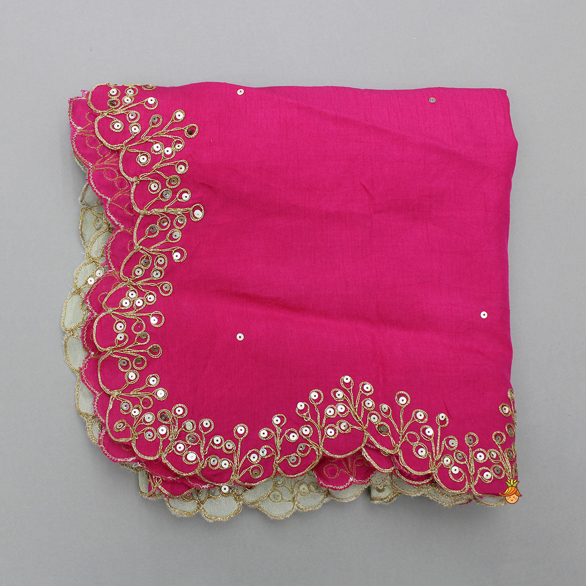 Exquisite Waistcoat Style Embroidered Top With Shimmery Lehenga And Shimmery Dupatta