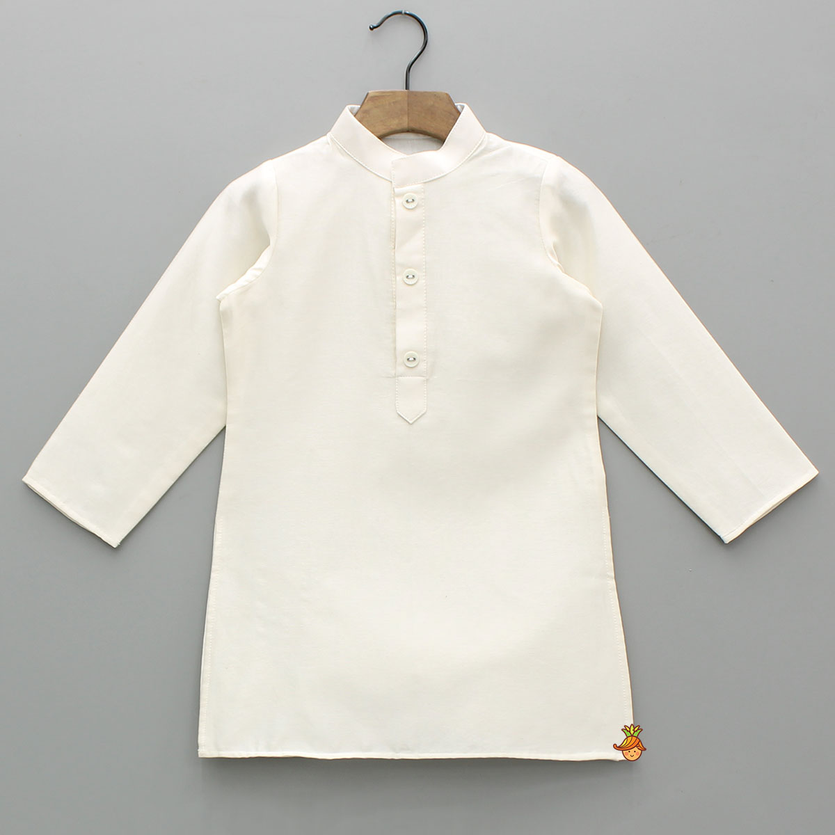 Kurta With Multicolour Faux Mirror Embroidered Jacket And Pyjama