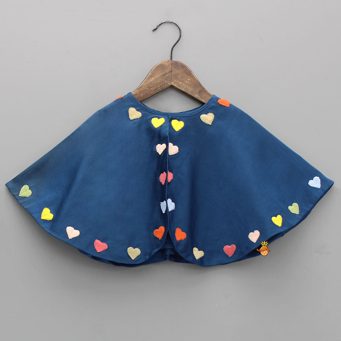 Blue Cape Style Top With Matching Palazzo