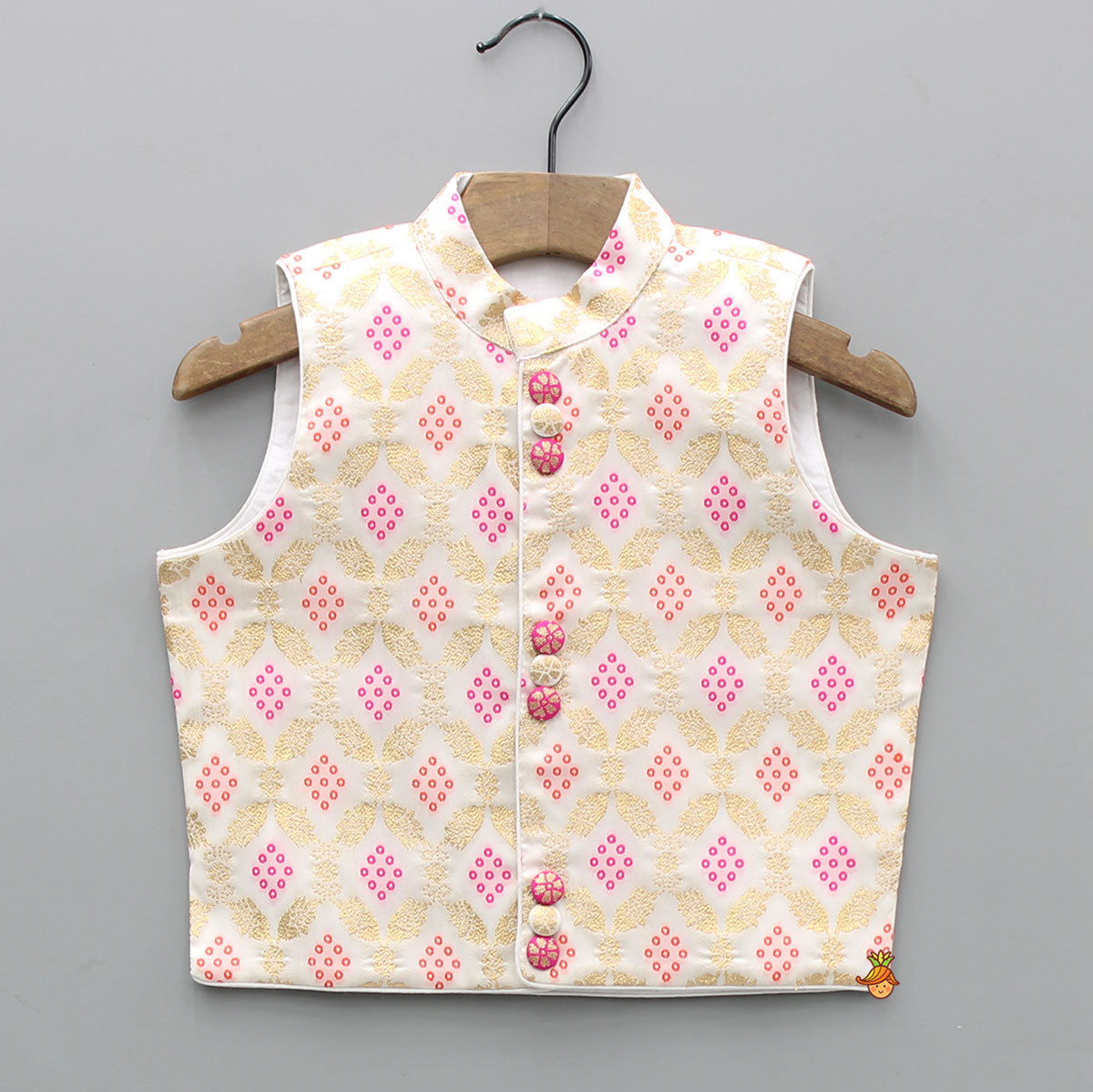 Ethnic Jacket With Kurta And Pyjama