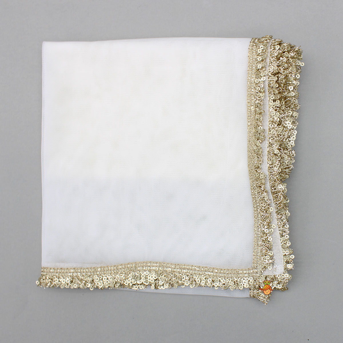 Beautiful Strappy Lace Detailed Top With Matching Lehenga And Dupatta