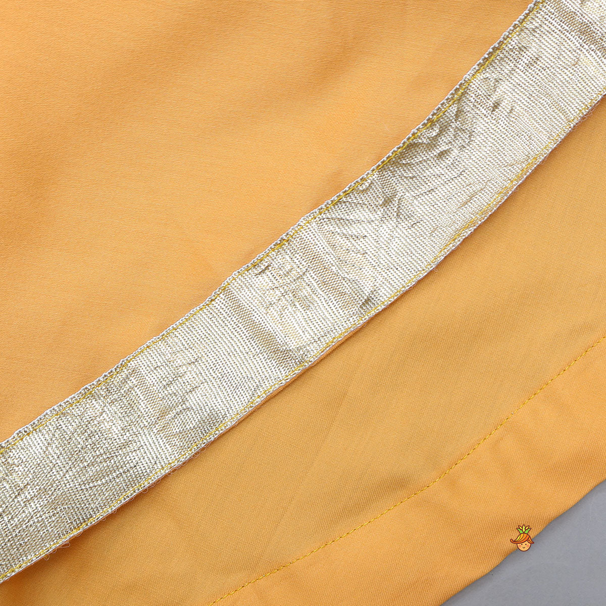 Orange Jacket Style Kurti