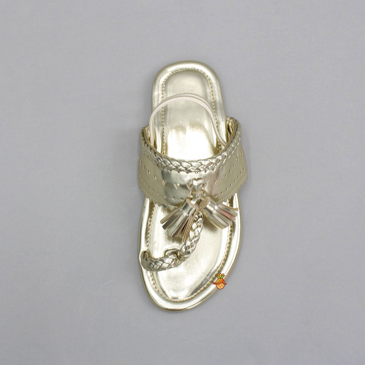 Stunning Braid Detailed Kolhapuri Flats