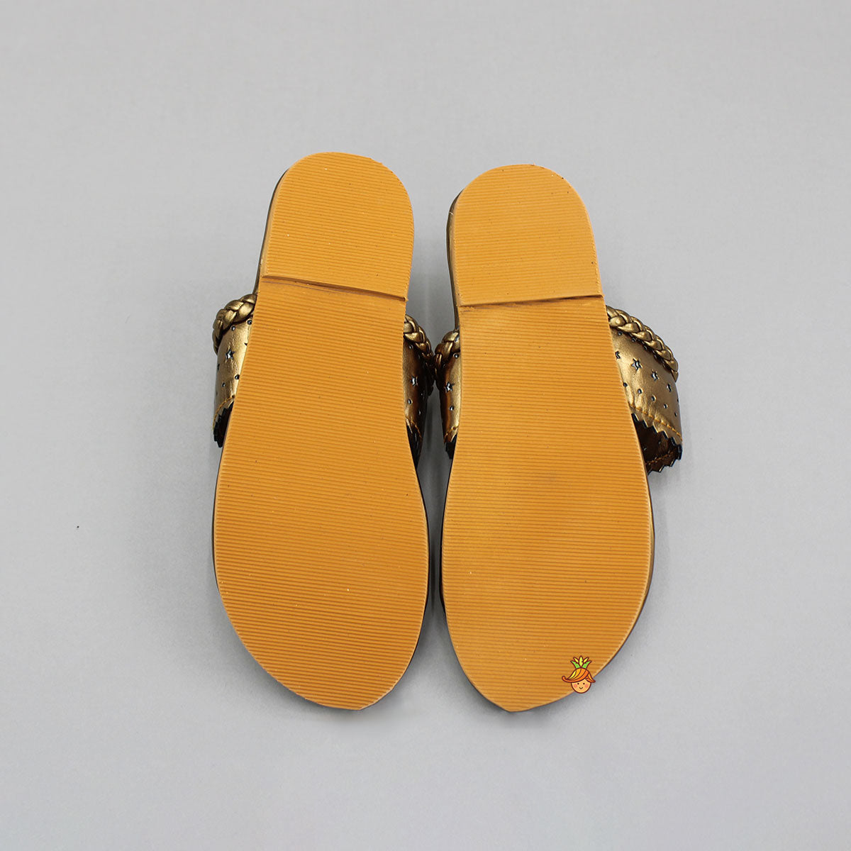 Exquisite Braid Detailed Kolhapuri Flats