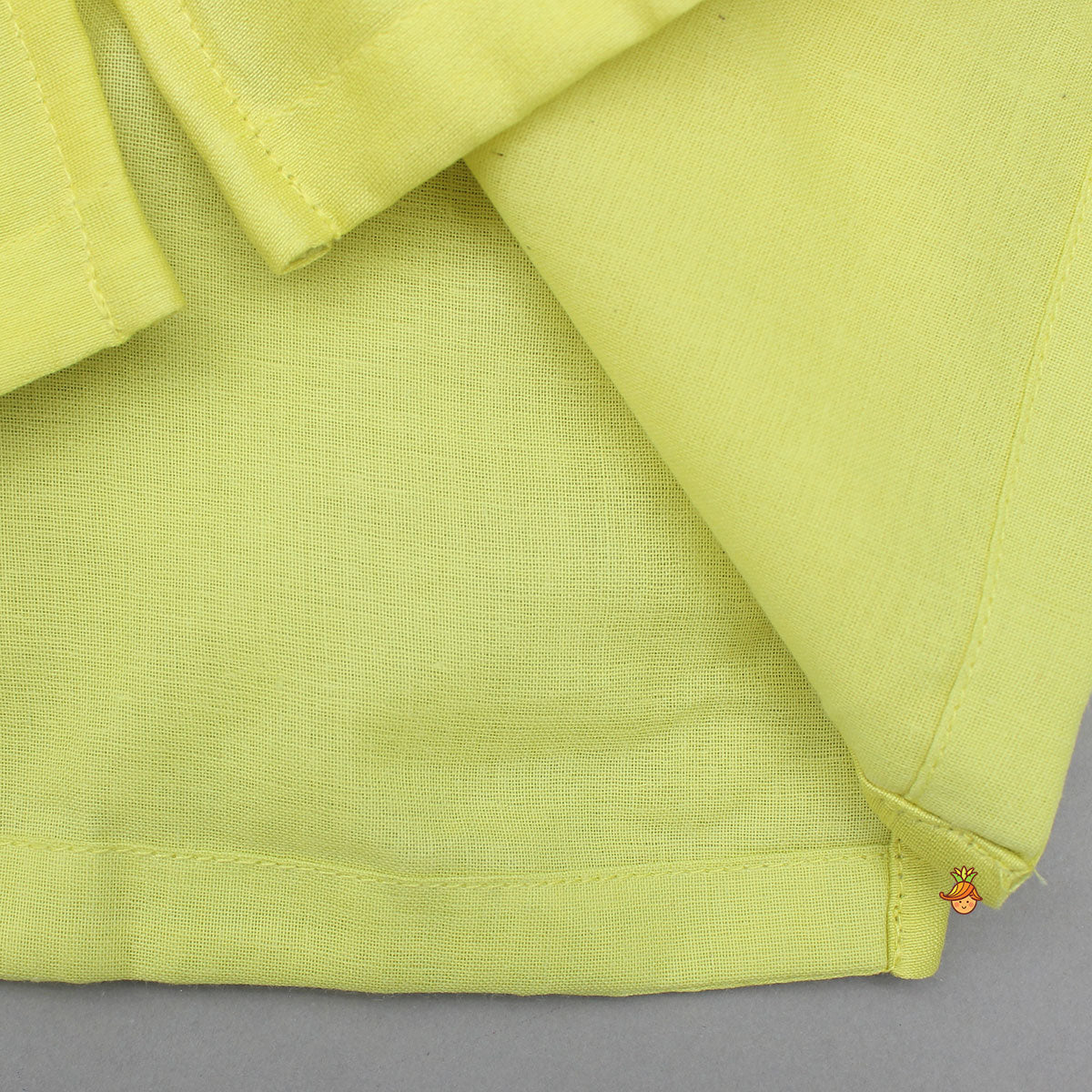 Yellow Kurta With Embroidered Jacket And White Pyjama