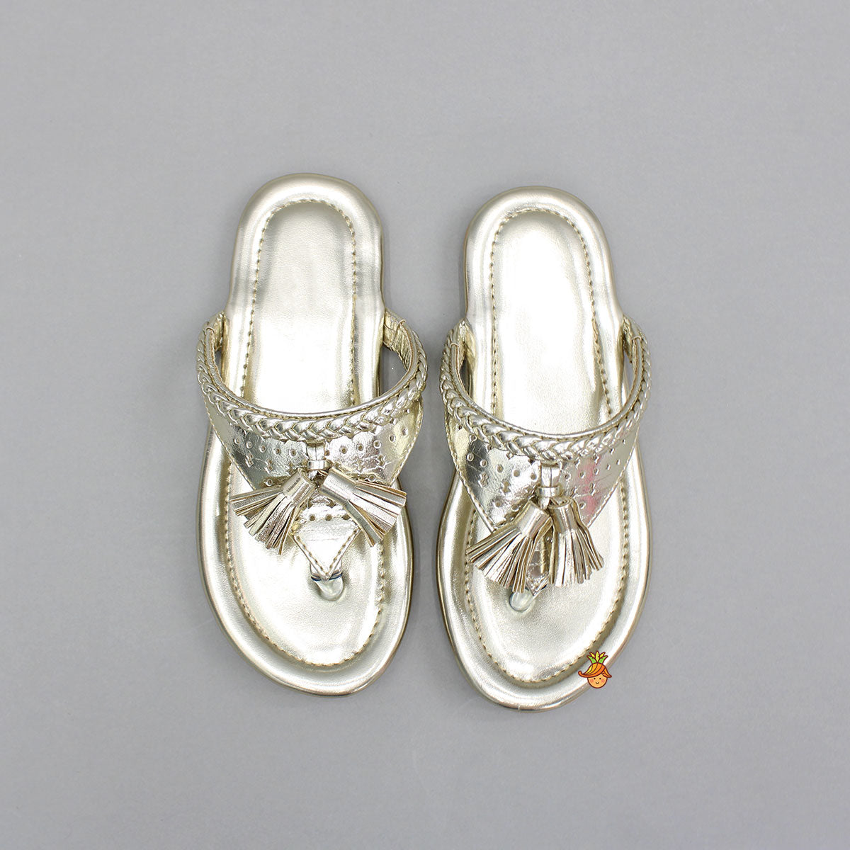 Pretty Braid Detailed Ethnic Flats