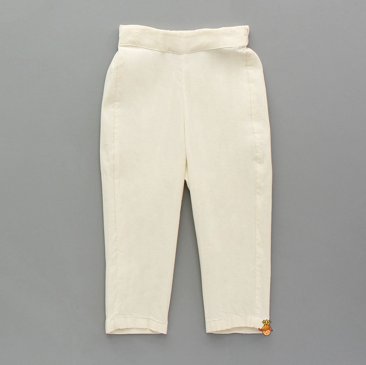 Off White Kurta With Beautiful Embroidered Jacket And Pyjama