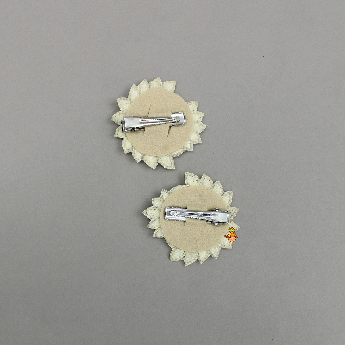 Ethnic Floral Embellished Hair Clips