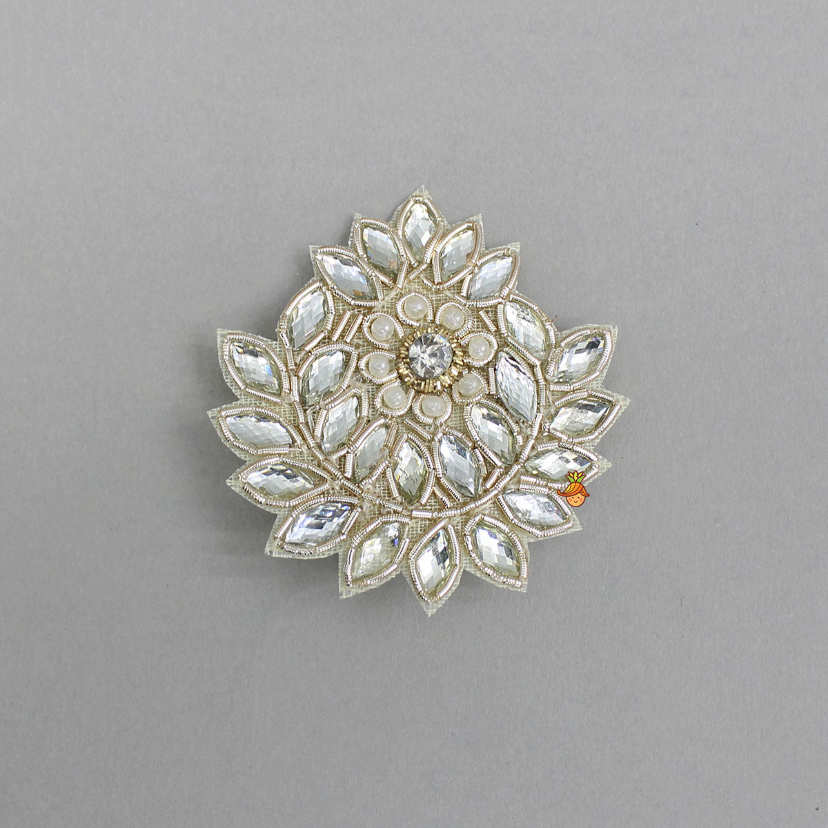 Ethnic Floral Embellished Hair Clips