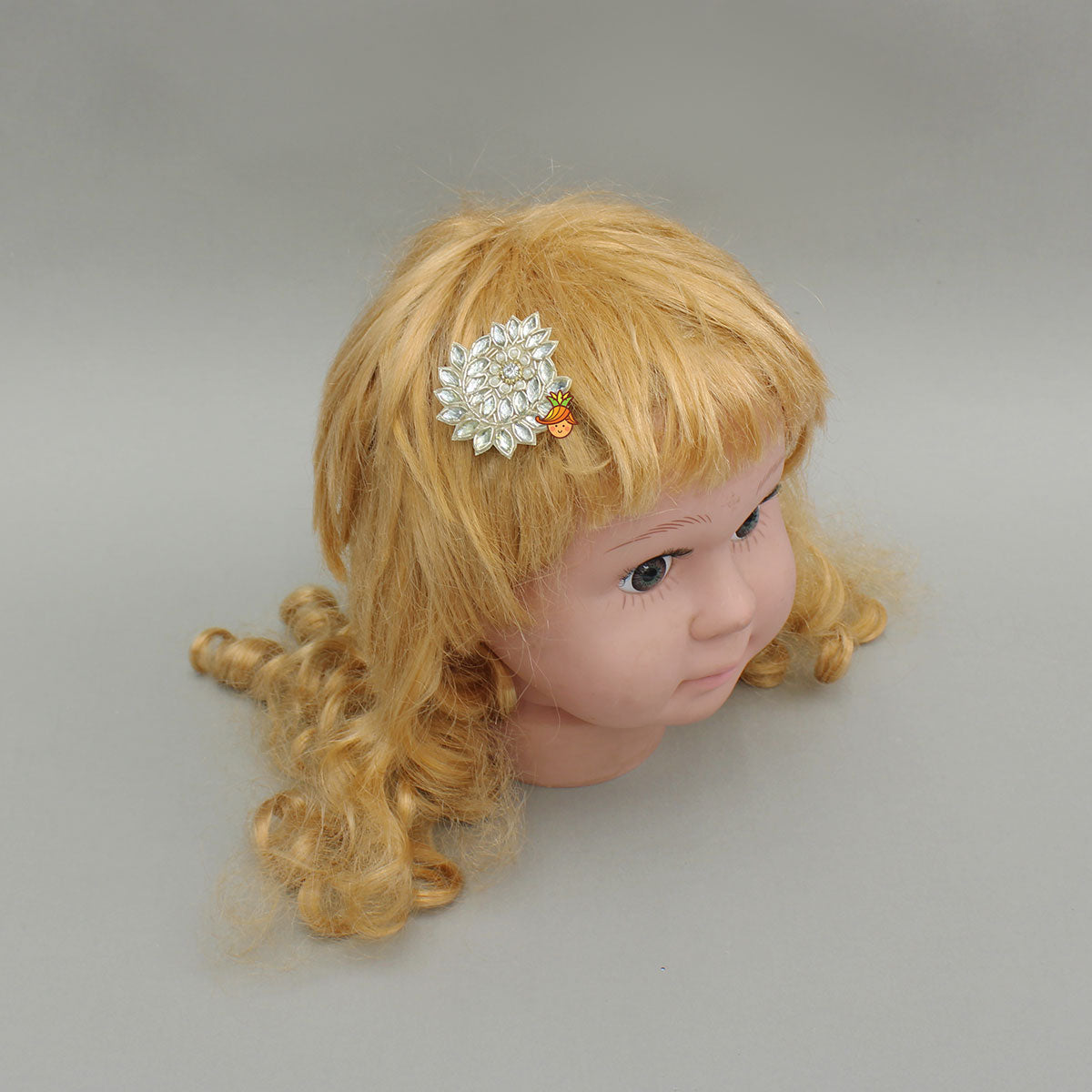 Ethnic Floral Embellished Hair Clips