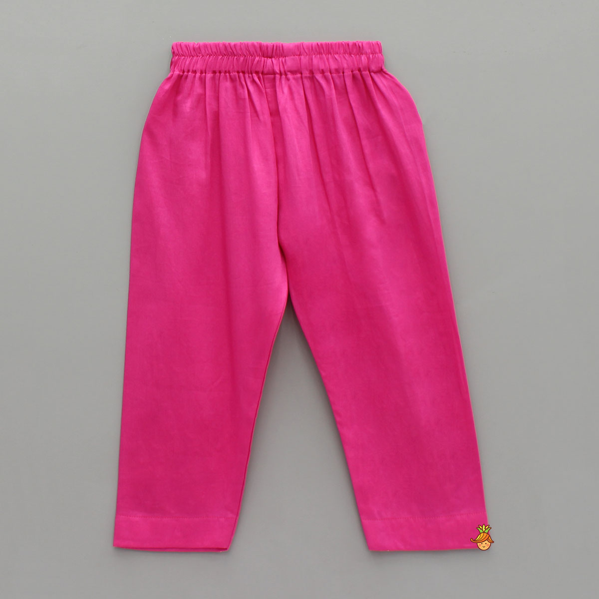 Pink Angarkha Style Kurti With Matching Pant