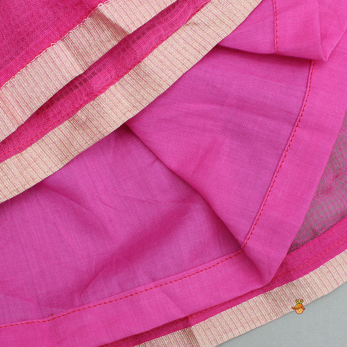 Pink Angarkha Style Kurti With Matching Pant