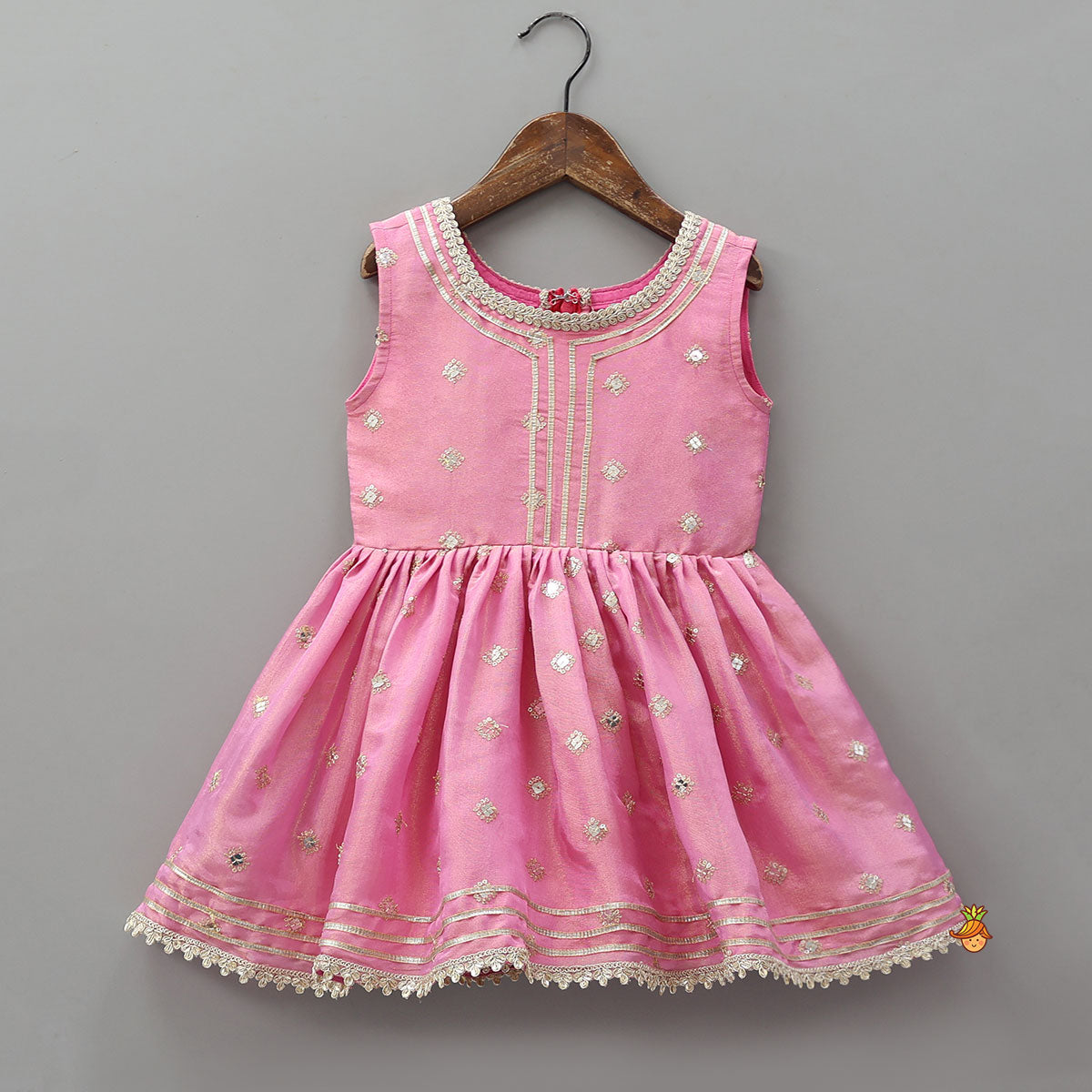 Beautiful Shimmery Kurti With Shimmery Palazzo And Dupatta With Sling Bag