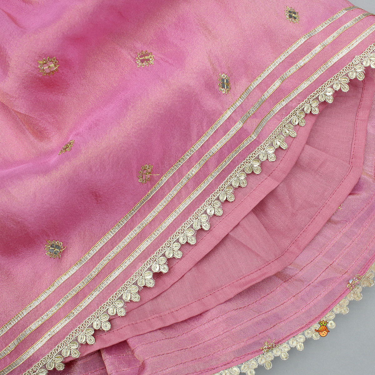 Beautiful Shimmery Kurti With Shimmery Palazzo And Dupatta With Sling Bag