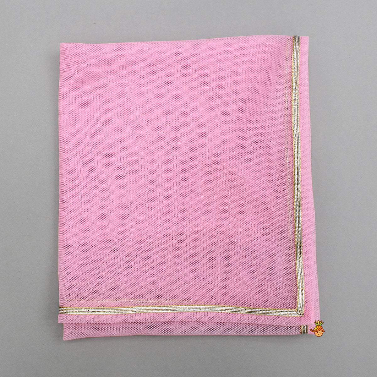 Floral Printed Lace Work Top With Matching Lehenga And Net Dupatta