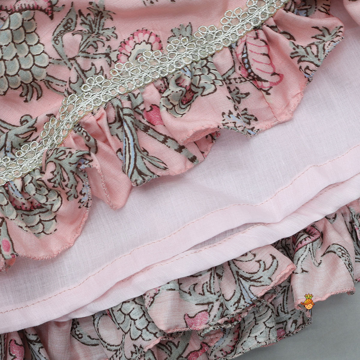 Printed Kurti With Sharara And Dupatta