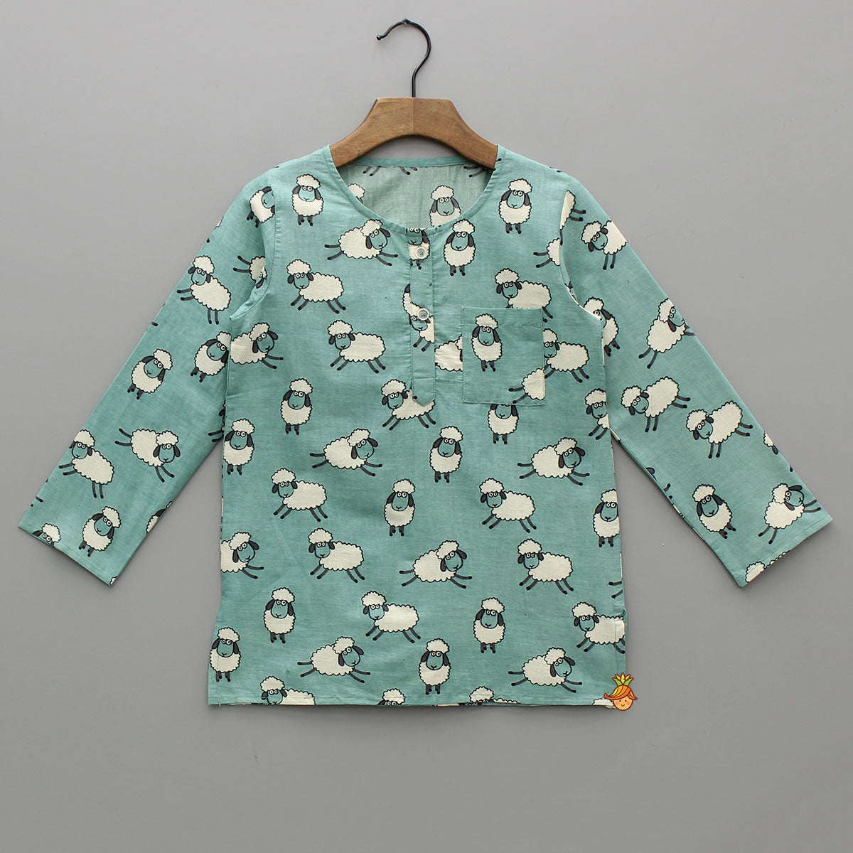 Animal Printed Blue Sleepwear