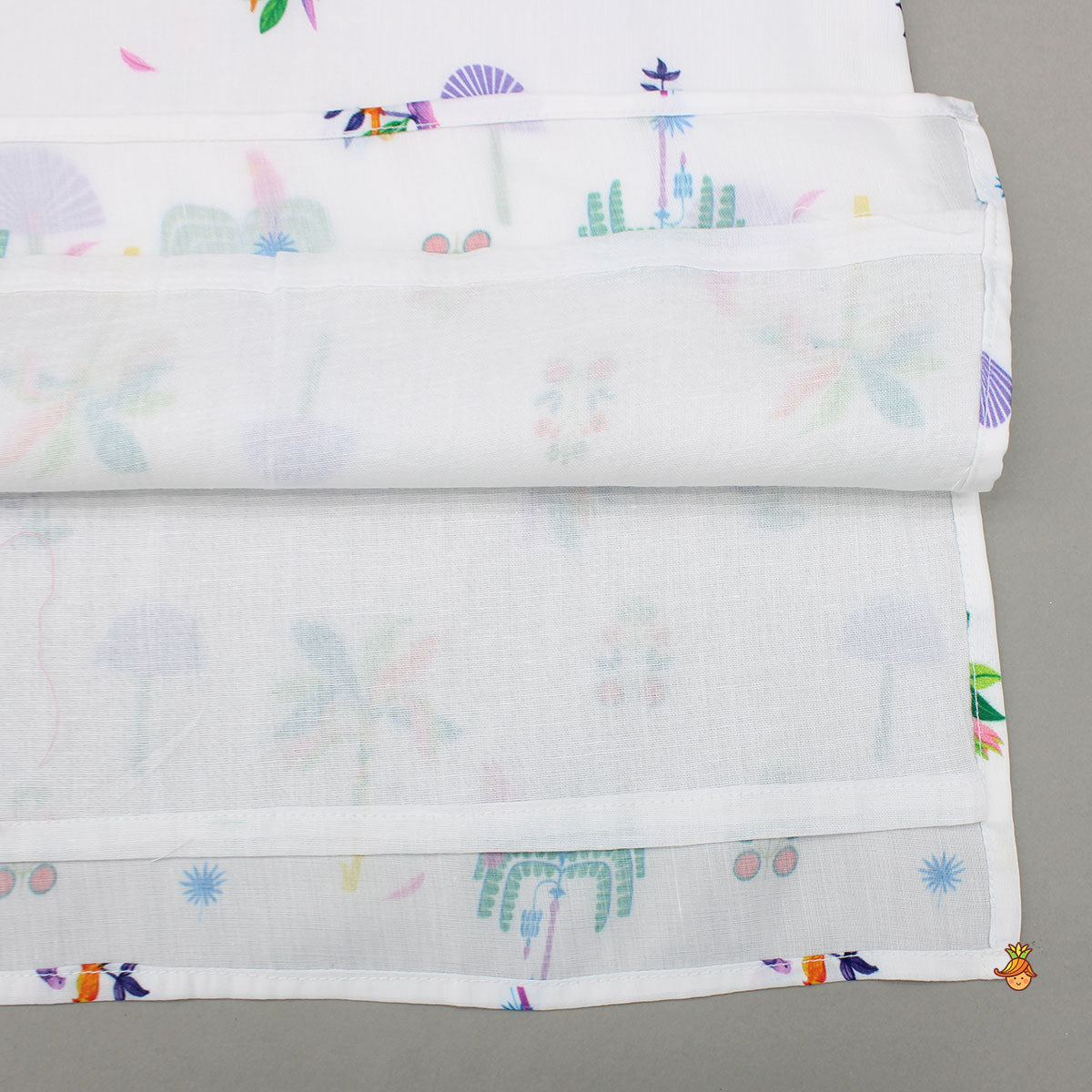 Multicolour Printed Kurta With Pyjama