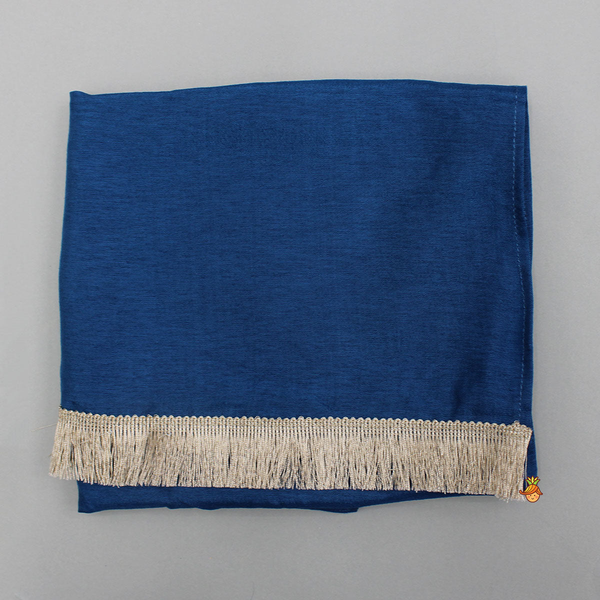 Pleat Detailed Zari Embroidered Kurti With Sharara And Dupatta