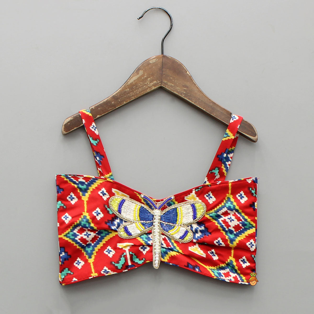 Printed Multicolour Strappy Top With Palazzo