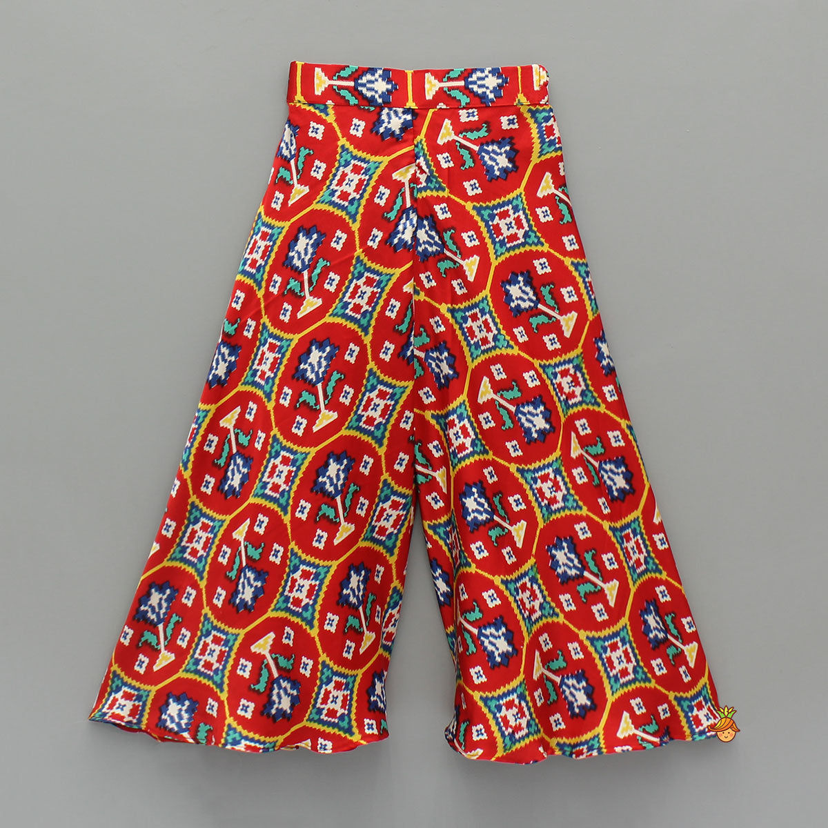 Printed Multicolour Strappy Top With Palazzo