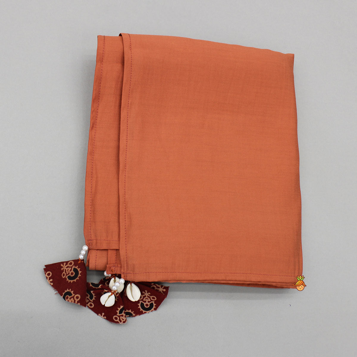 Mirror Embroidered Sleeveless Top With Printed Lehenga And Dupatta