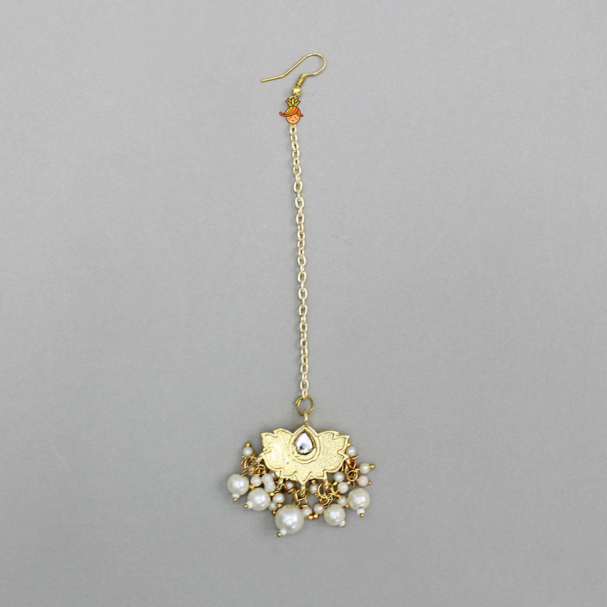 Ethnic Embellished Yellow Floral Maang Tikka