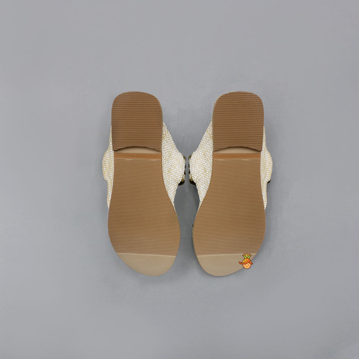 Floral Detailed Embellished Kolhapuri Flats