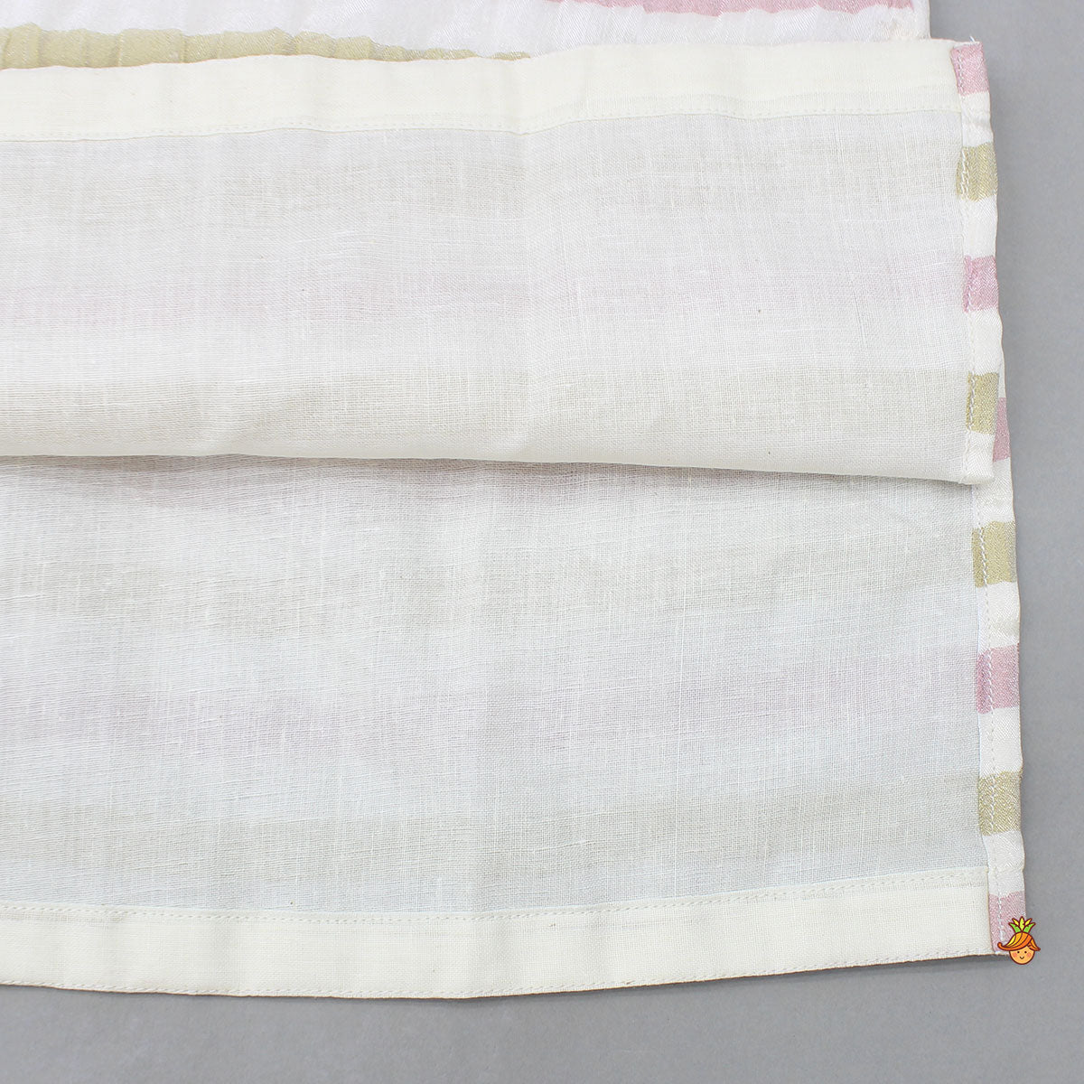 Multicolour Shimmer Stripe Kurta And Pyjama