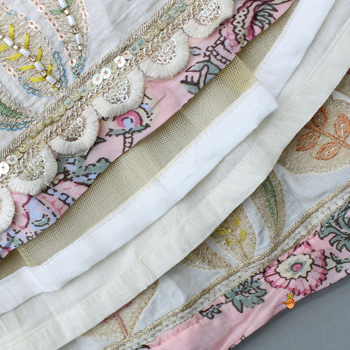Gorgeous Embroidered Yellow Top With Embroidered Lehenga And Dupatta