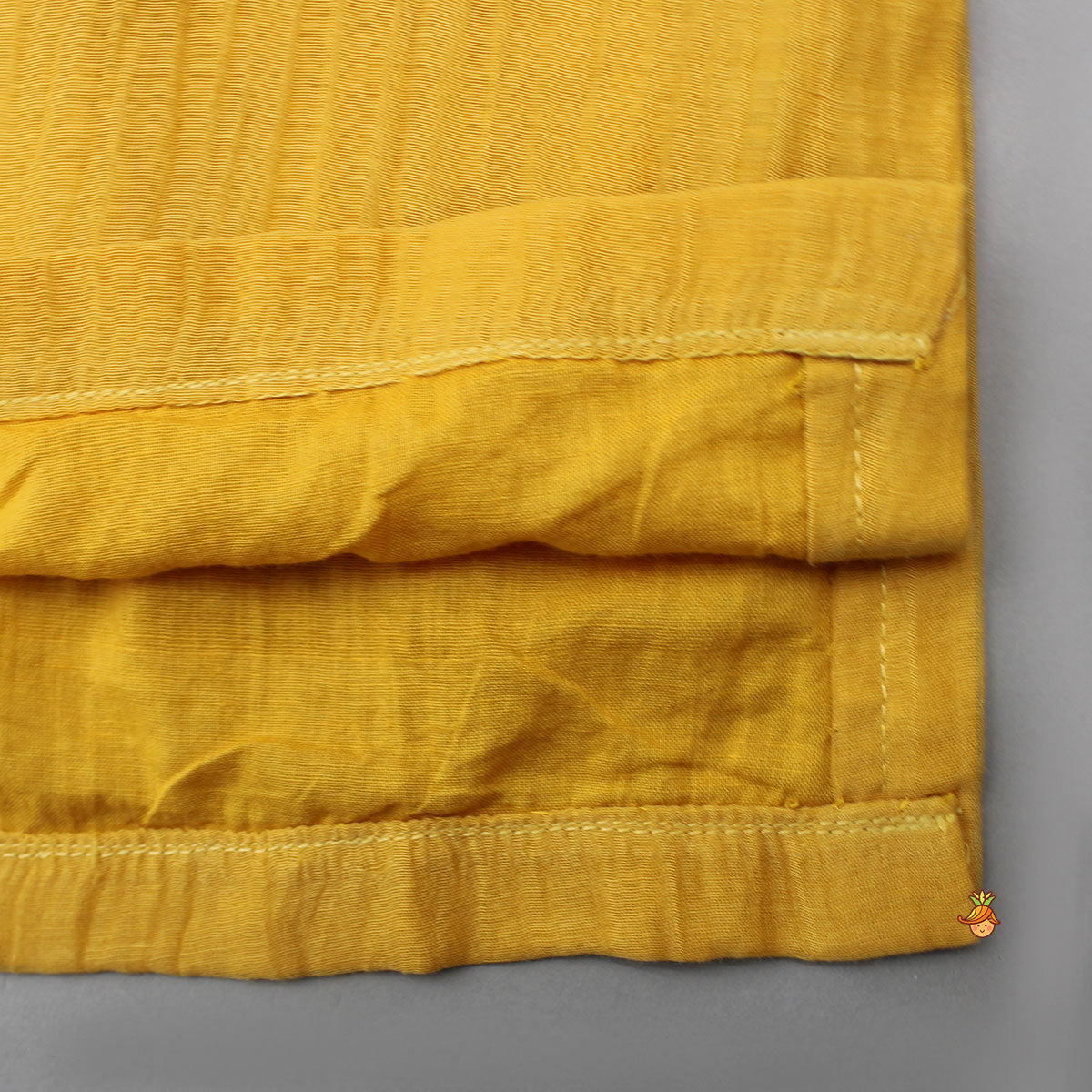 Beads And Mirror Work Kurta With Pyjama