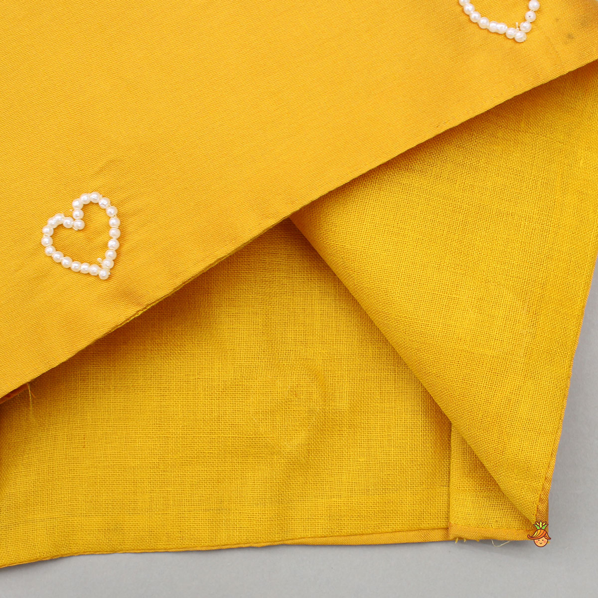 Little Hearts Embroidered Top With Hearts Embroidered Lehenga