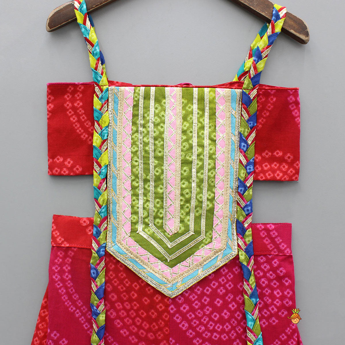 Stunning Multicolour Lace Detailed Embellished Jumpsuit With Matching Hairband