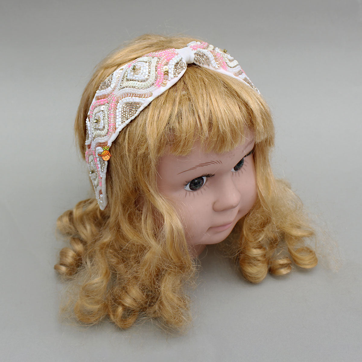 Cut Dana Embroidered Knot Detail Hair Band