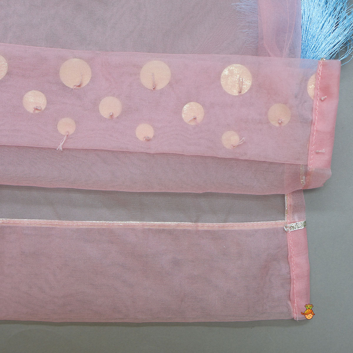 Elegant Strappy Top With Embellished Kurti And Ruffled Sharara With Dupatta