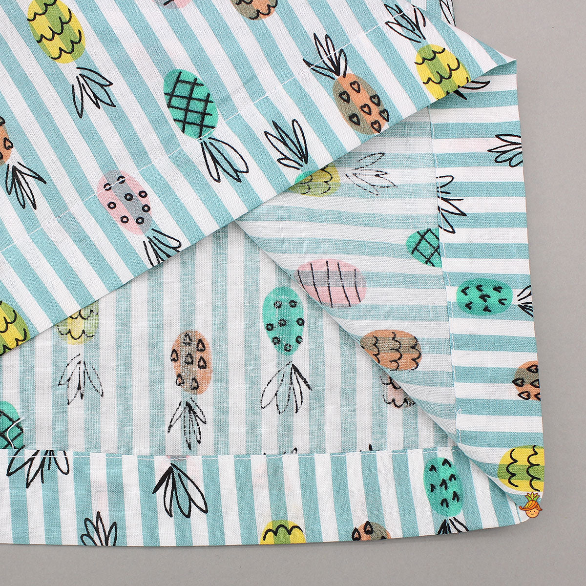 Fruit And Stripe Printed Sleepwear