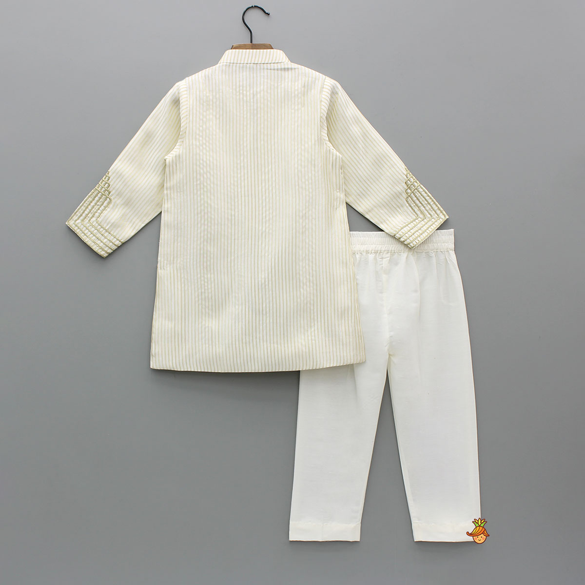 Lurex Stripes Kurta And Pyjama