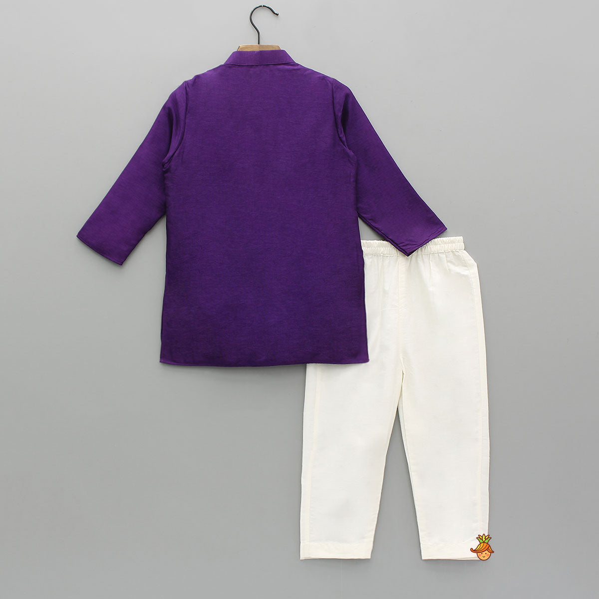 Faux Jacket Style Sequin Embroidered Kurta With Pyjama