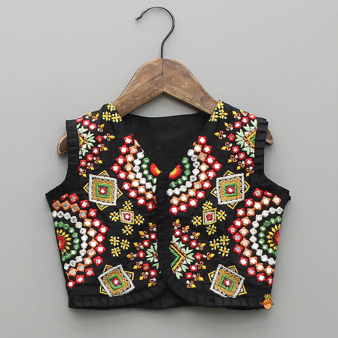 Intricate Embroidered Top And Flared Lehenga