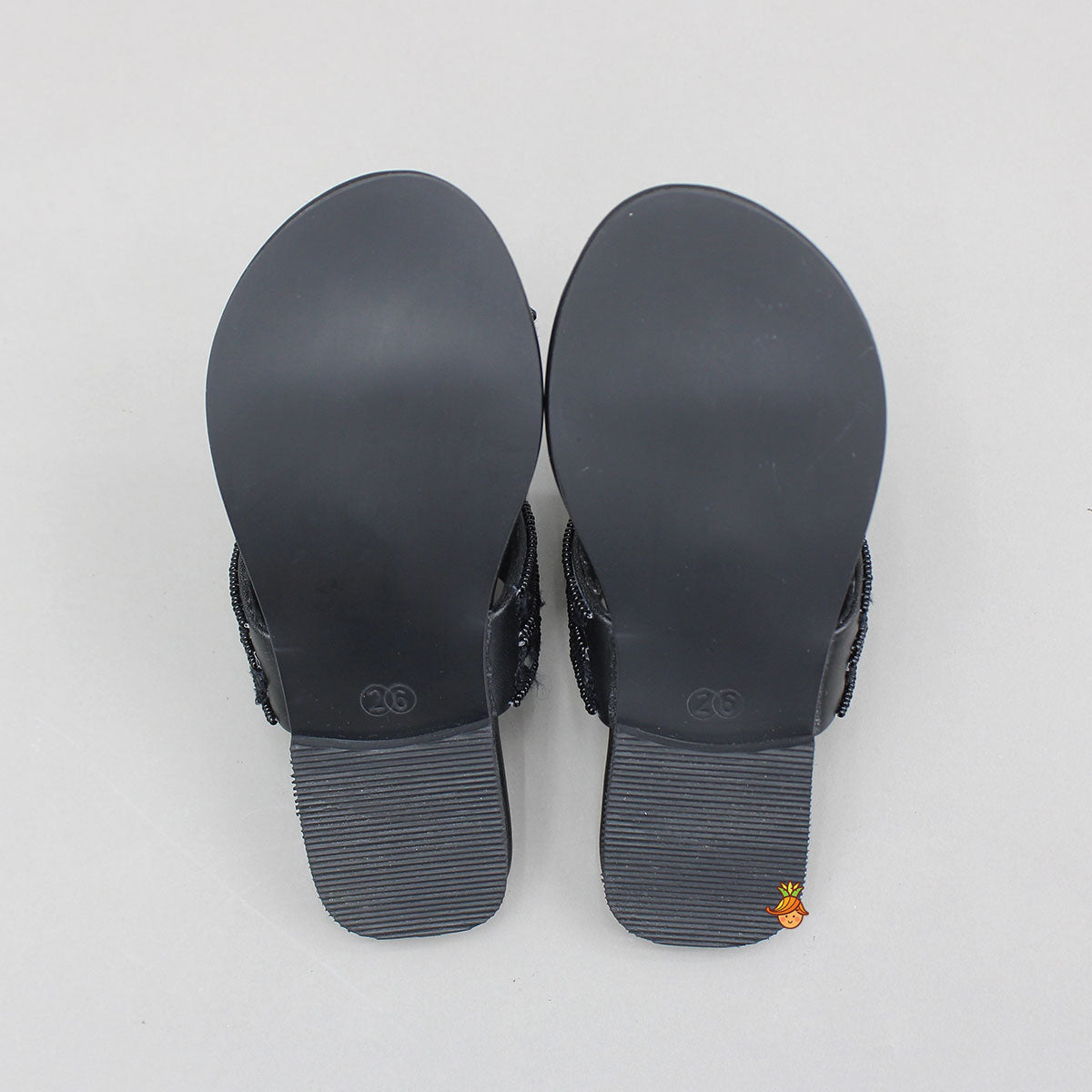 Mirror Embroidered Bead Detailed Ethnic Flats