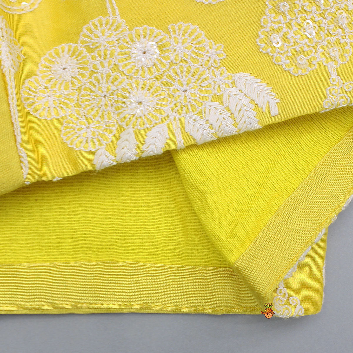 Thread Embroidered Strappy Crop Top And Lehenga